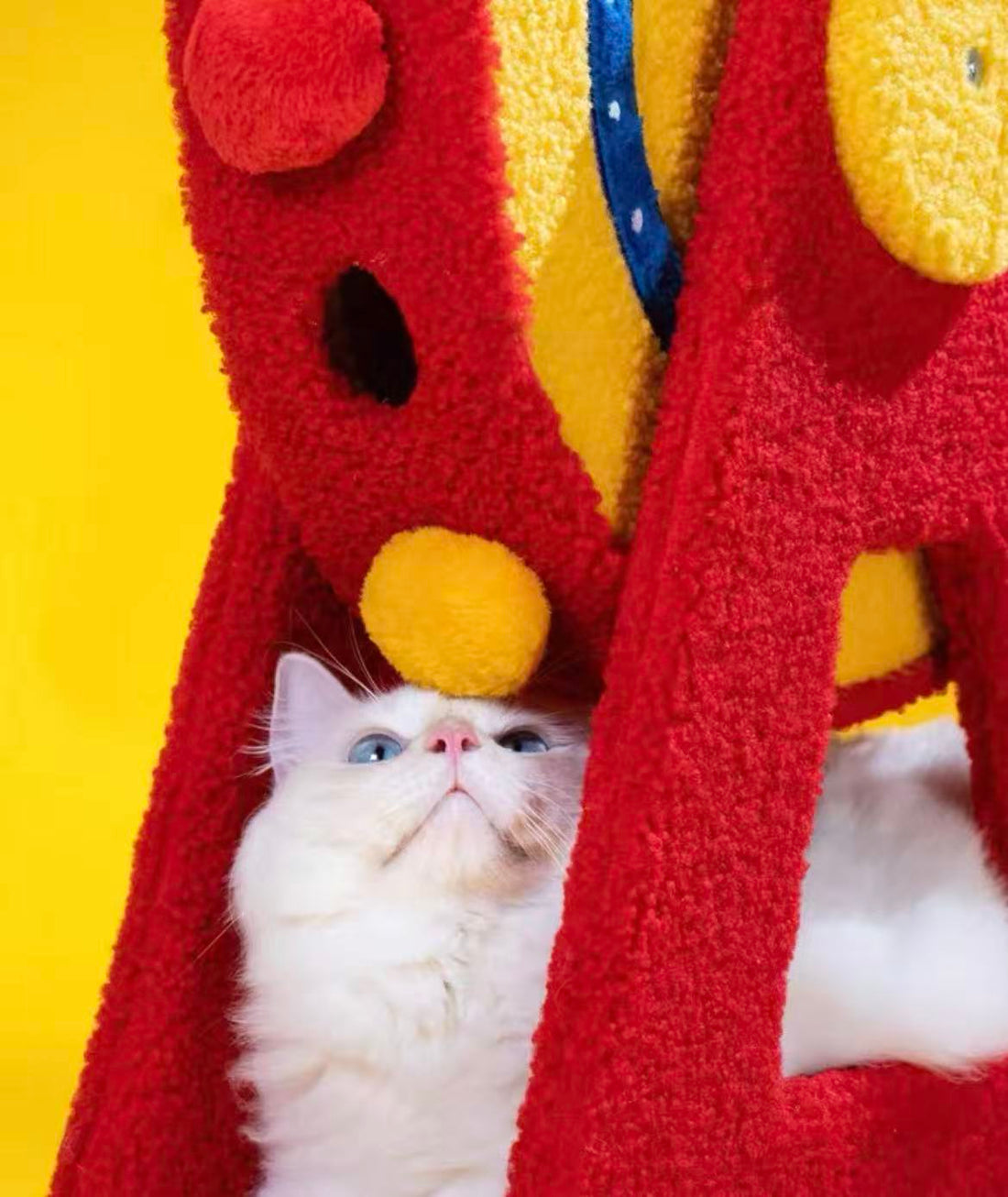 【PETSVILLE】Ferris Wheel Rocking Cat Scratcher Post
