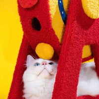【PETSVILLE】Ferris Wheel Rocking Cat Scratcher Post