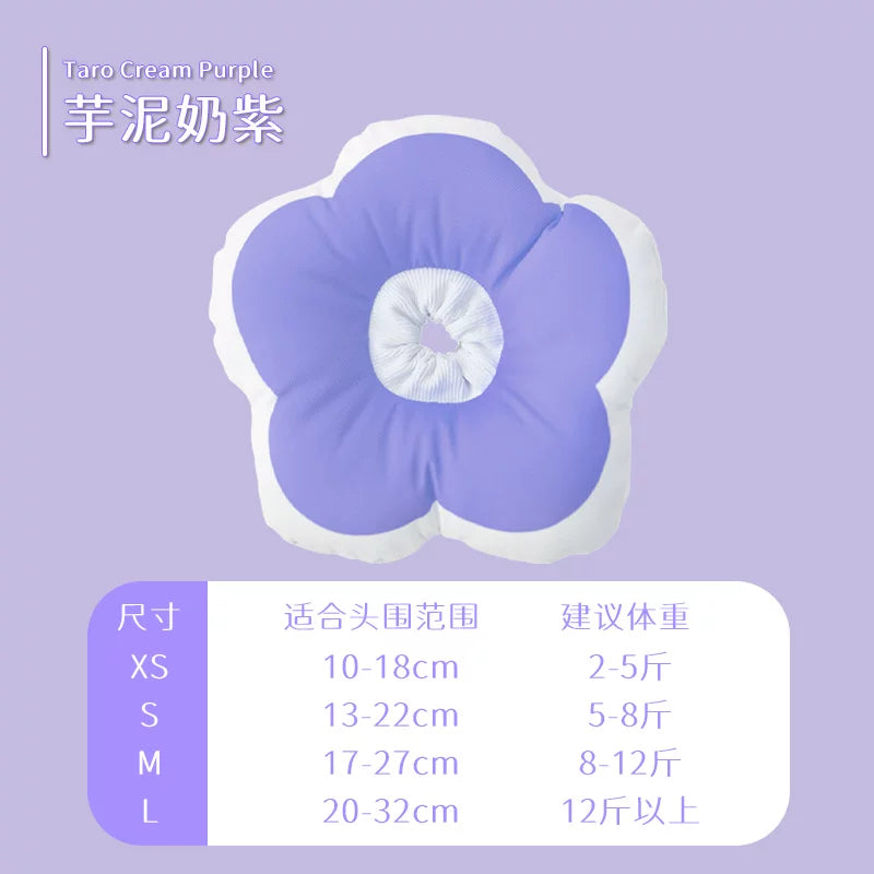 【Hoopet】Waterproof Flower Recovery Collar for Cats & Small Dogs