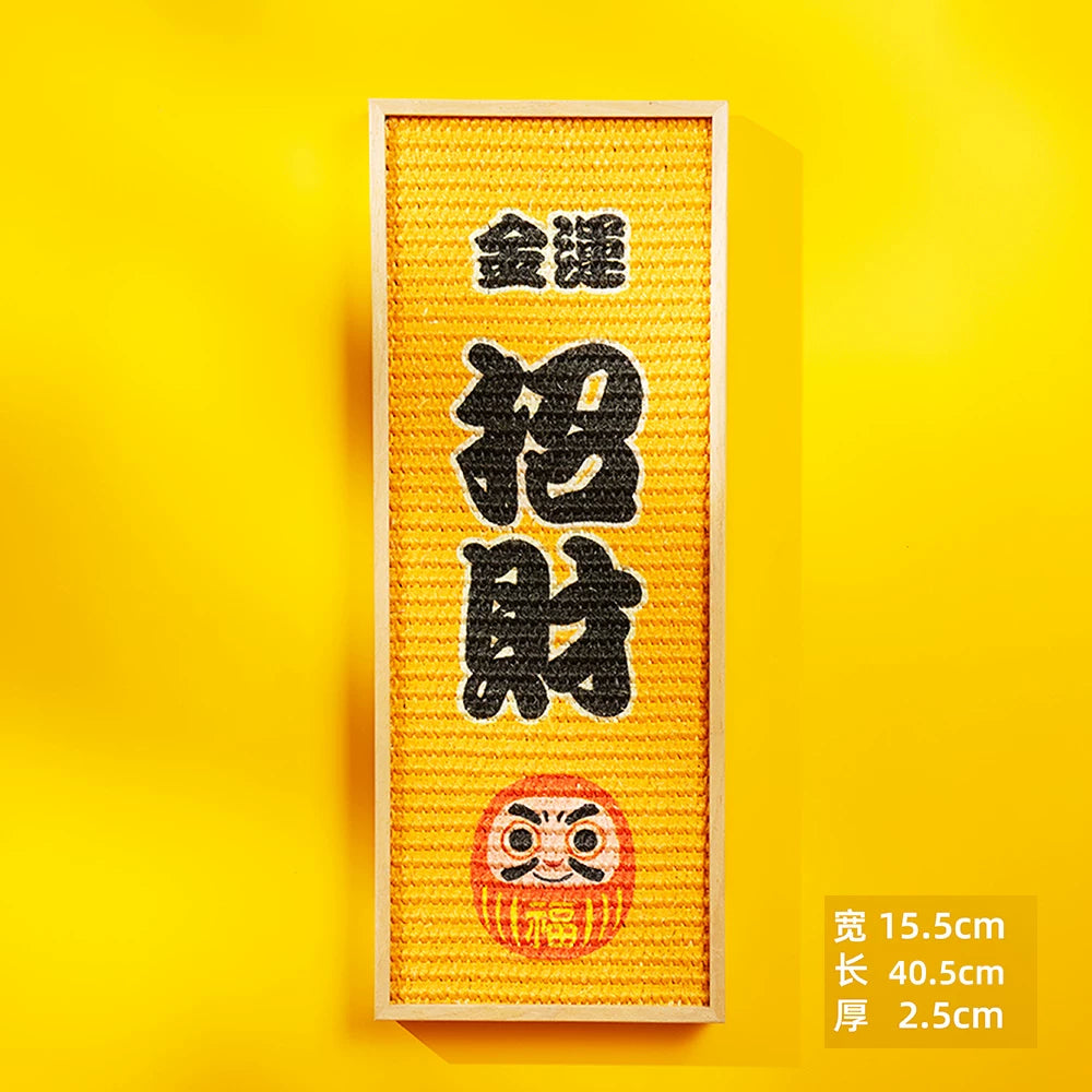 【Maoogo】Japanese Daruma Sisal Wall-Mounted Cat Scratcher