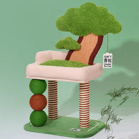 【ZEZE】Green Pine Potted Cat Tree 94CM