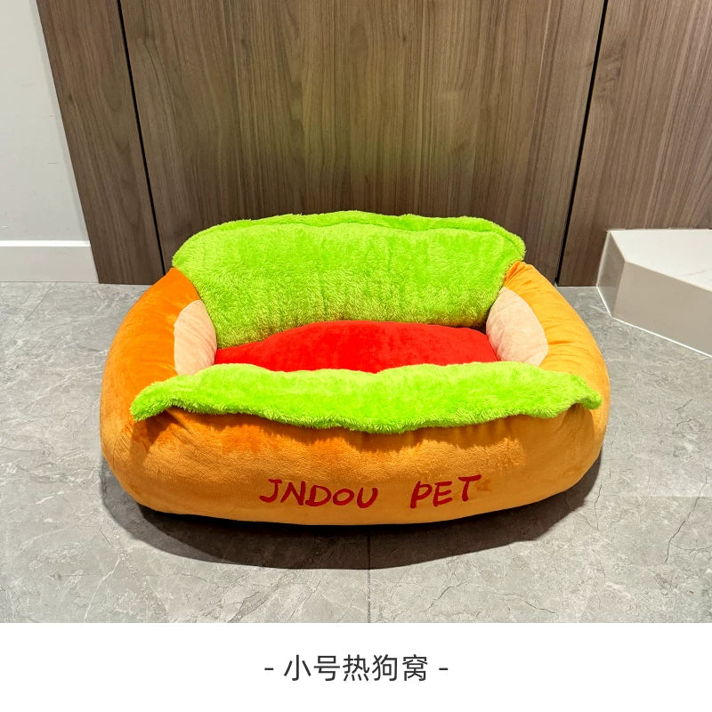 Hot Dog Pet Bed