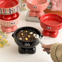 Lil Monster - Ceramic Bowl, Elevated Pet Water and Food Bowl