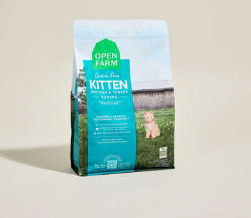 【Open Farm】Kitten Recipe Kibble - Chicken & Turkey Recipe - 4lb / 1.81 kg