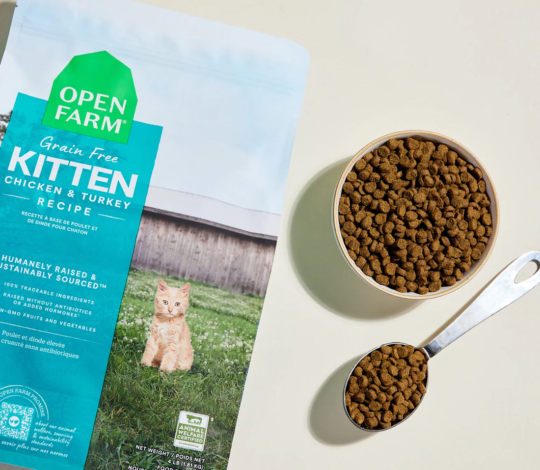 【Open Farm】Kitten Recipe Kibble - Chicken & Turkey Recipe - 4lb / 1.81 kg