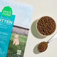 【Open Farm】Kitten Recipe Kibble - Chicken & Turkey Recipe - 4lb / 1.81 kg