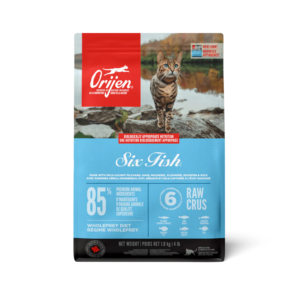 【Orijen】Cat Dry Food - Six Fish- 1.8 kg & 5.4kg