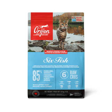 【Orijen】Cat Dry Food - Six Fish- 1.8 kg & 5.4kg