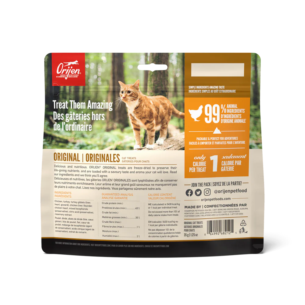 【Orijen】Freeze-Dried Cat Treats - Original - 35g