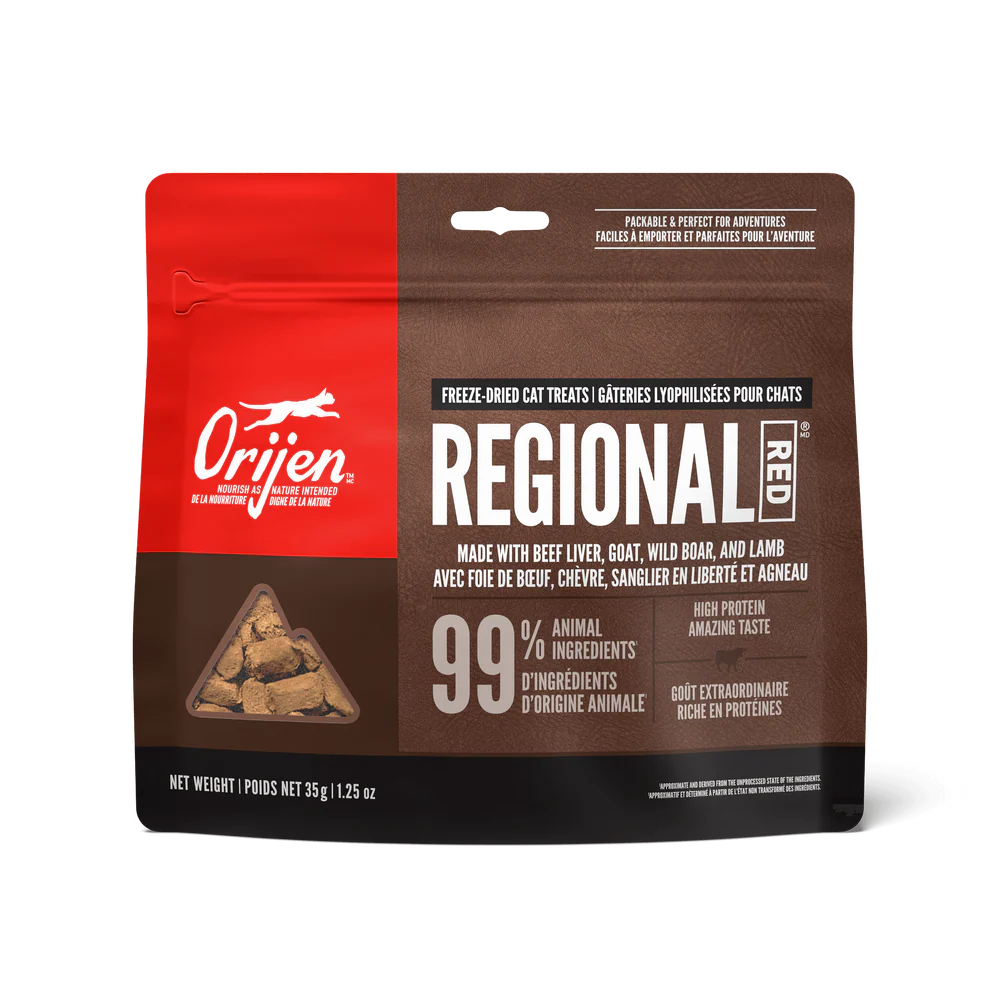 【Orijen】Freeze-Dried Cat Treats - Regional Red - 35g