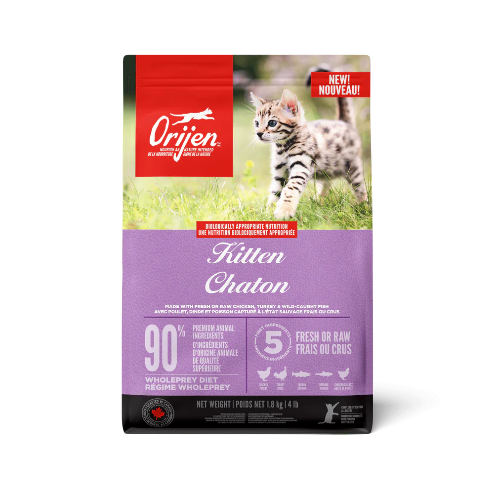 【Orijen】Cat Dry Food - Kitten Recipe - 1.8 kg & 3.17kg
