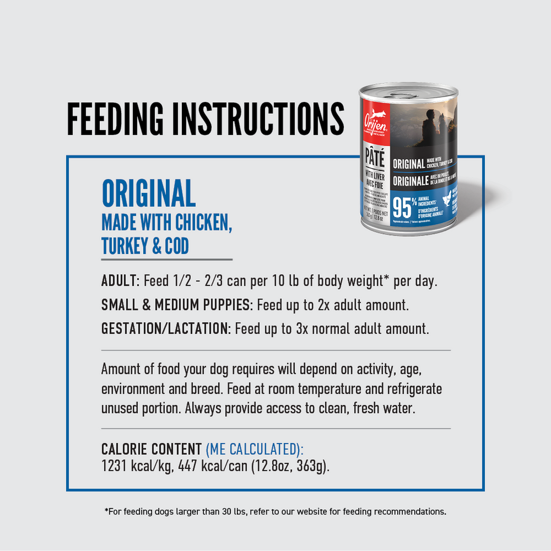 【Orijen】Dog Original Recipe Pâté with Liver - 363g