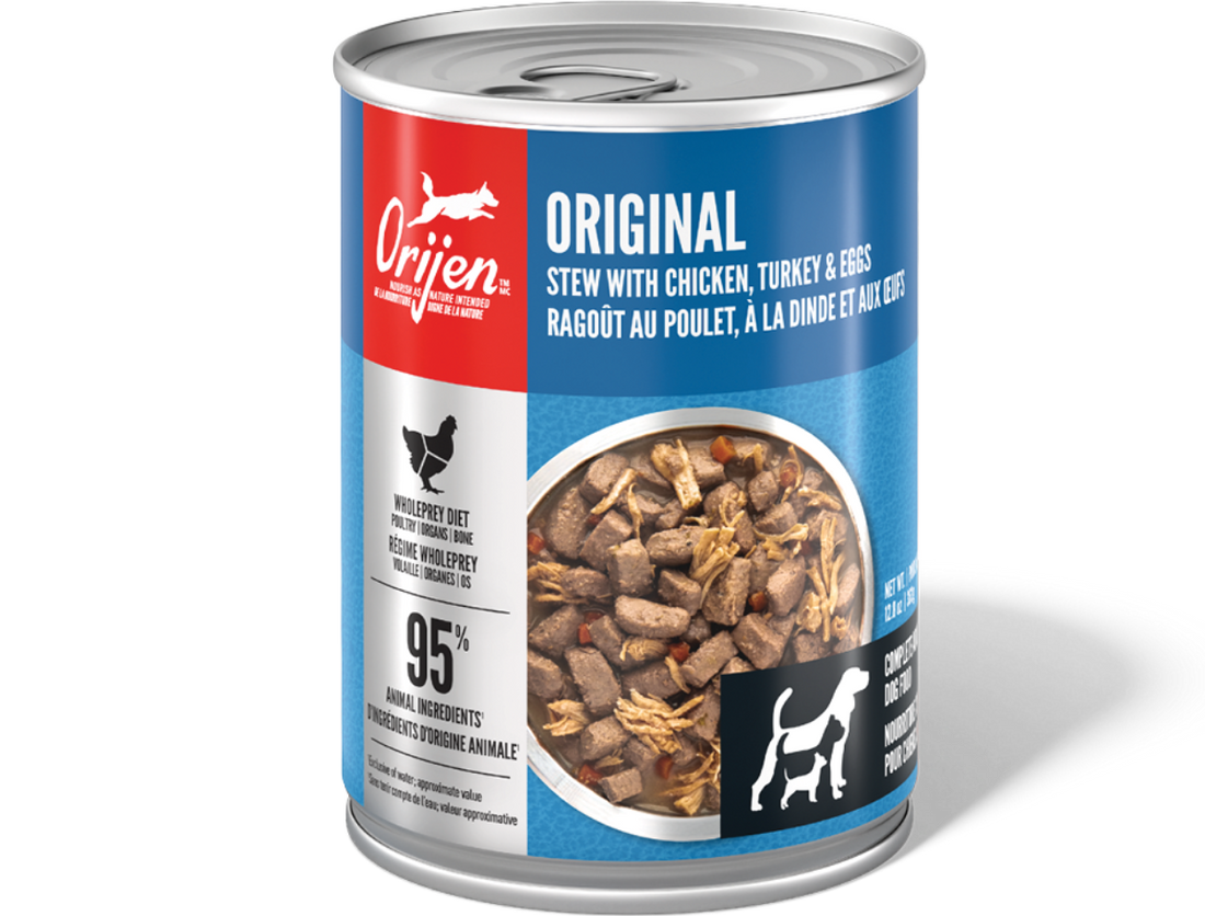 【Orijen】Dog Original Stew Recipe with Chicken, Turkey & Eggs - 363g