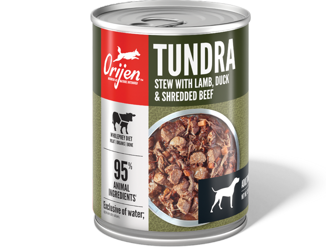 【Orijen】Dog Tundra Stew Recipe with Shredded Beef, Duck & Lamb - 363g