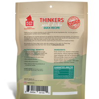 【Plato Pet Treats】Dog Treats - Thinkers Real Strips- Duck Recipe 10 oz & 18 oz