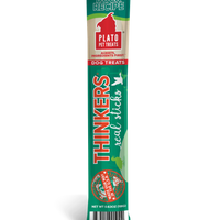 【Plato Pet Treats】Dog Treats - Thinkers Real Strips- Duck Recipe 10 oz & 18 oz