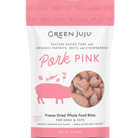 【Green Juju】Freeze Dried Whole Food Bites Pork Pink -  3oz / 85g
