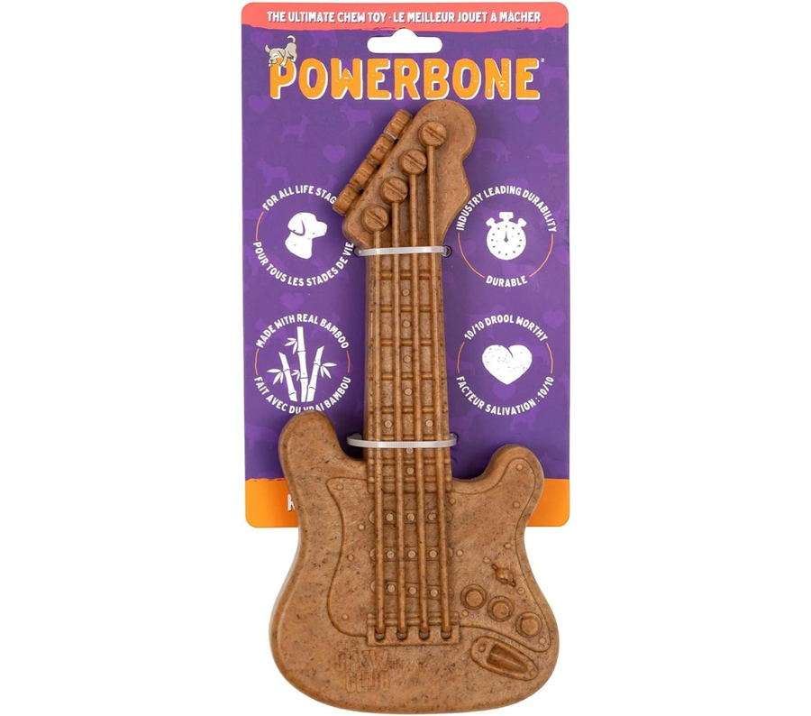【Powerbone】The Ultimate Chew Toy - Guitar Dog 9.5"