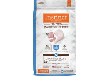 【INSTINCT】Limited Ingredient Diet Gain Free Dry Food with Real Turkey - Cats - 11lbs