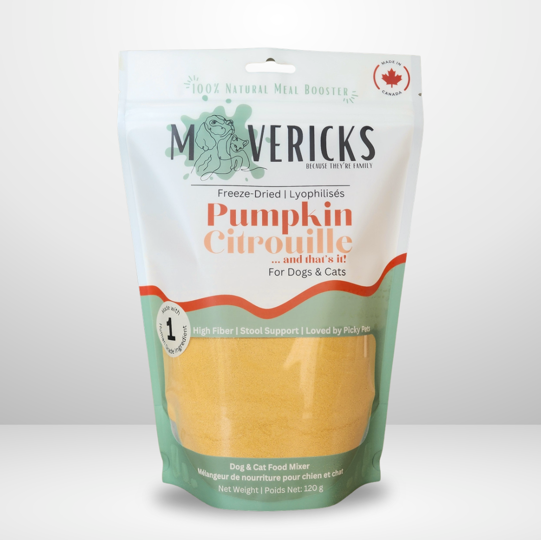 Freeze Dried Topper -  Pumpkin -  for Dogs & Cats