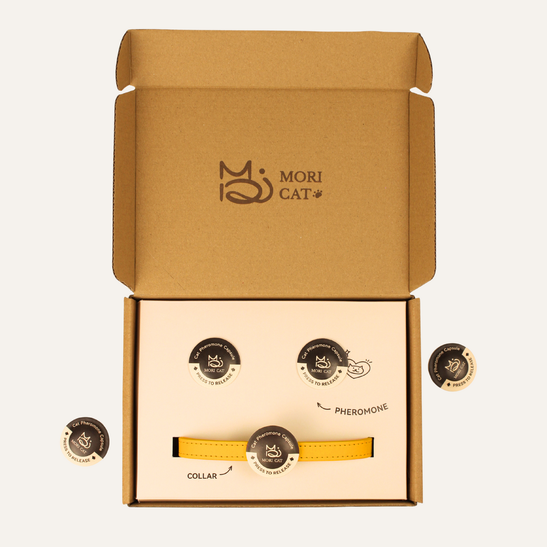【Mori Cat】Purrmone Bundle box - Collar + Pheromone