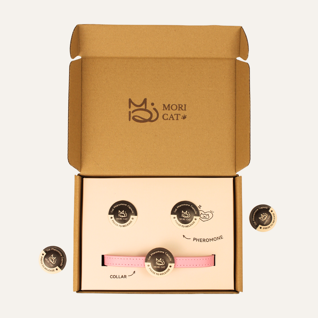 【Mori Cat】Purrmone Bundle box - Collar + Pheromone