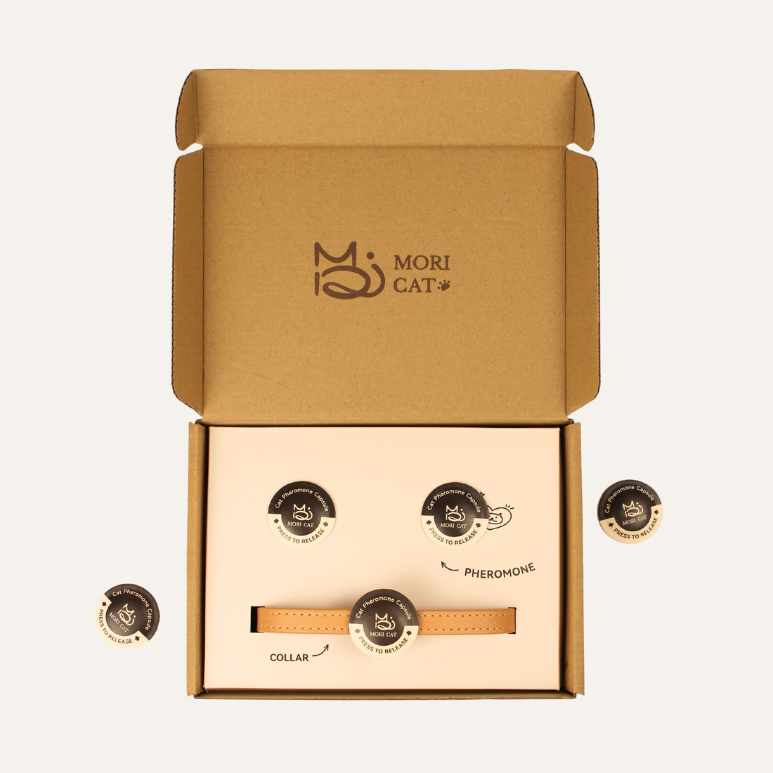 【Mori Cat】Purrmone Bundle box - Collar + Pheromone