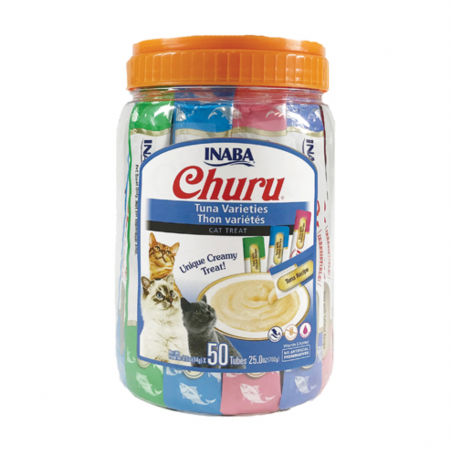 【INABA】Churu Tuna Variety 50 Tubes