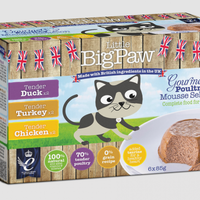 【LITTLE BIG PAW】Poultry Variety Pack Mousse For Cats