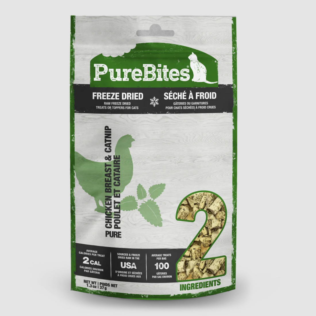【PureBites】猫咪冻干小零食 - 鸡胸肉 & 猫薄荷 37 g
