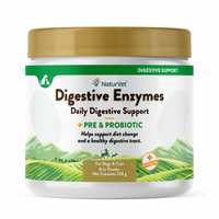 【NaturVet Digestive】Enzymes Prebiotic & Probiotic Powder 4 oz