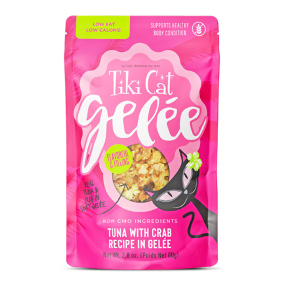 【Tiki Cat】 Gelée Cat Treat - Tuna with Crab Recipe 2.8oz