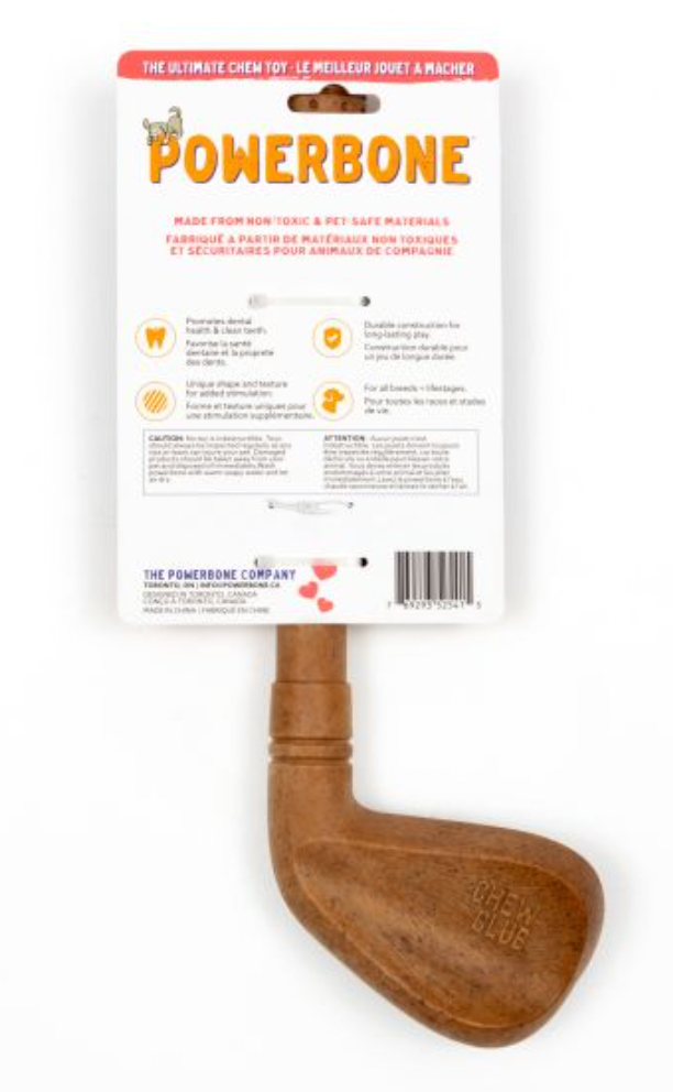 【Powerbone】The Ultimate Chew Dog Toy - Golf Club 12"