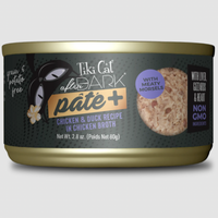 【Tiki Cat】Canned Cat Food - After Dark - Pâté+ Chicken & Duck Recipe in Chicken Broth - 2.8 oz
