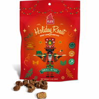 【Plato Pet Treats】Dog Treats -  Holiday Roast - Beef & Pumpkin Small Bites 3oz