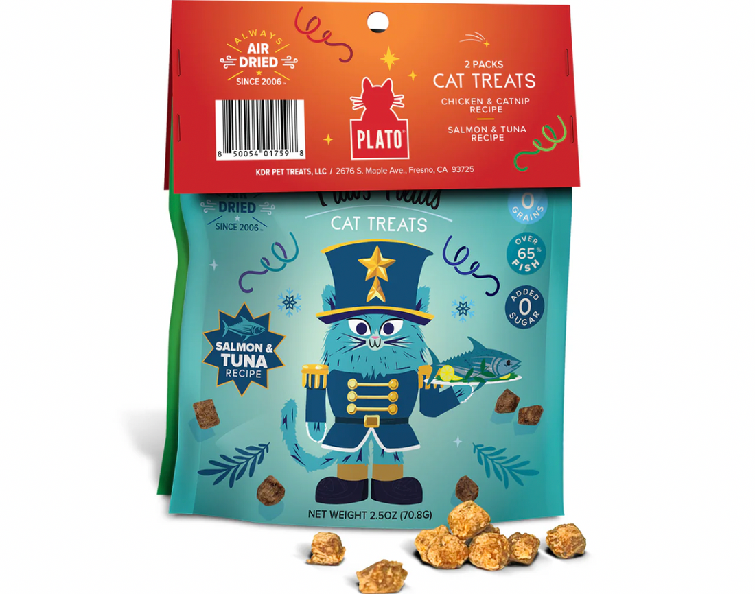 【Plato Pet Treats】Paws & Claws Cat Treats - 2 Pack