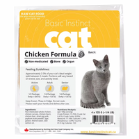 【RED DOG BLUE KAT】Frozen Cat Food - Basic Instincts™ Non-Medicated Chicken Formula
