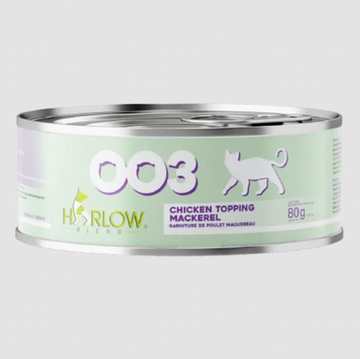 【Harlow Blend】Cat Can - 003 Chicken Topping Mackerel 80g