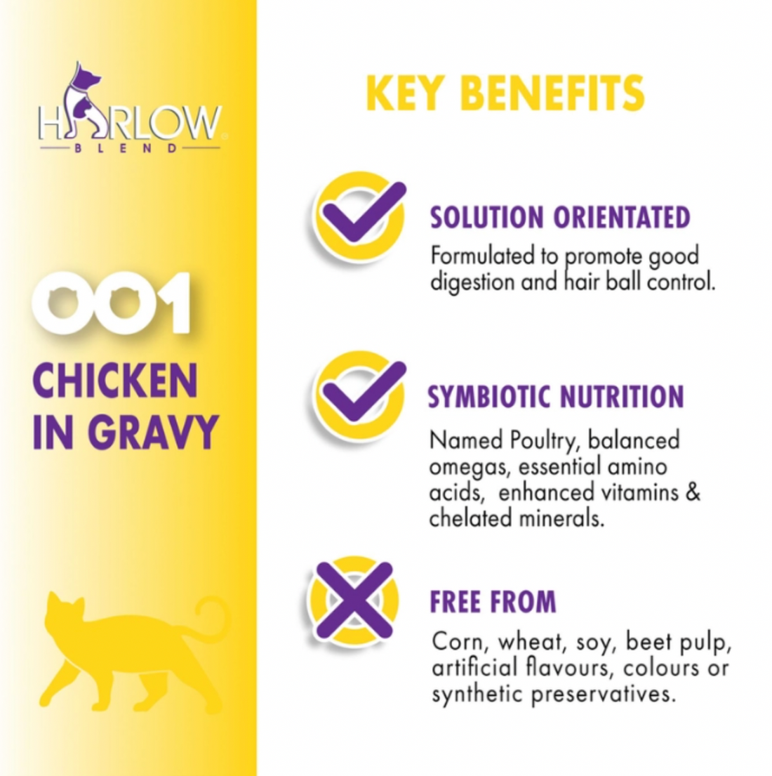 【Harlow Blend】Cat Can - 001 Chicken In Gravy 80g