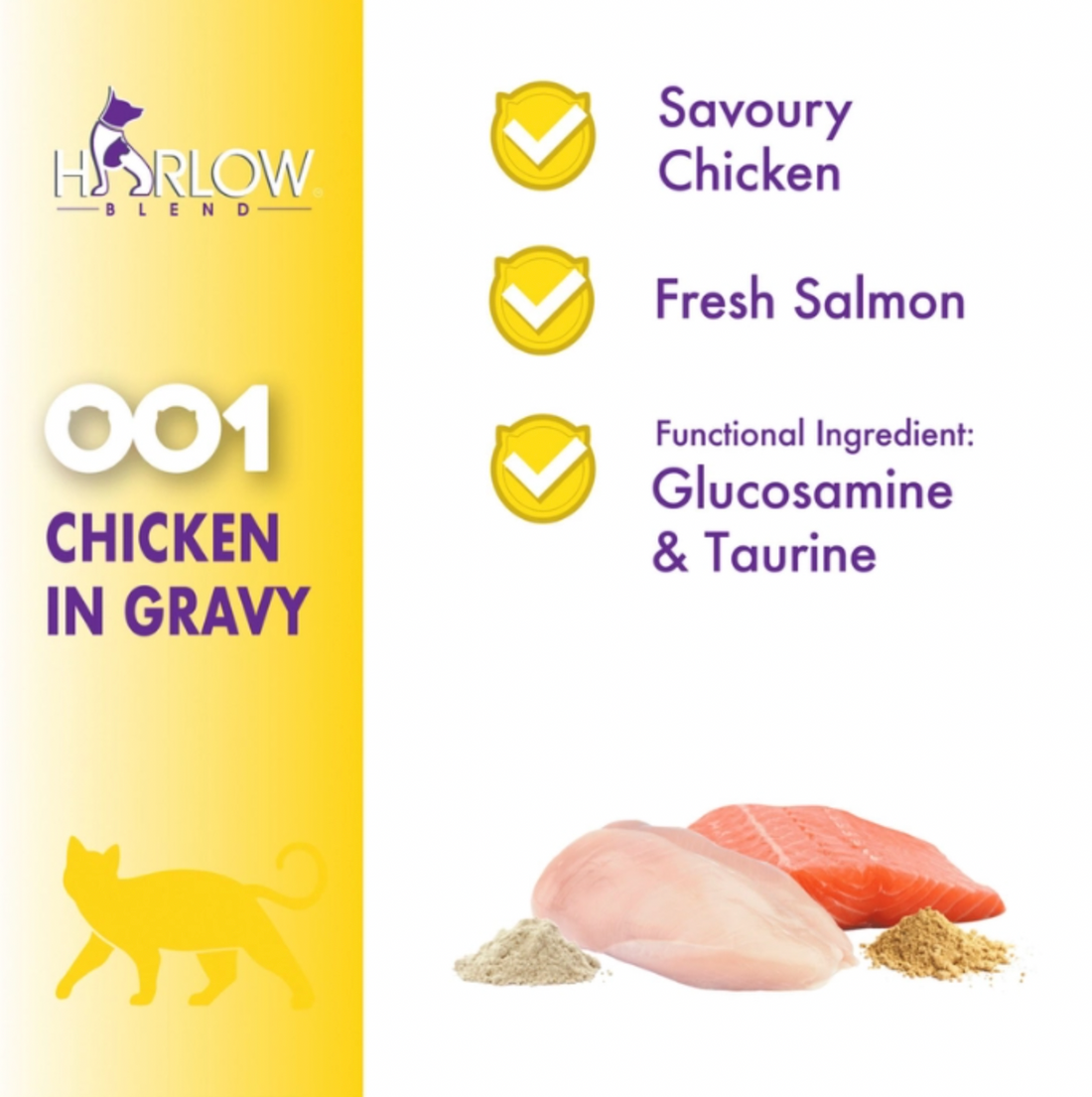 【Harlow Blend】Cat Can - 001 Chicken In Gravy 80g