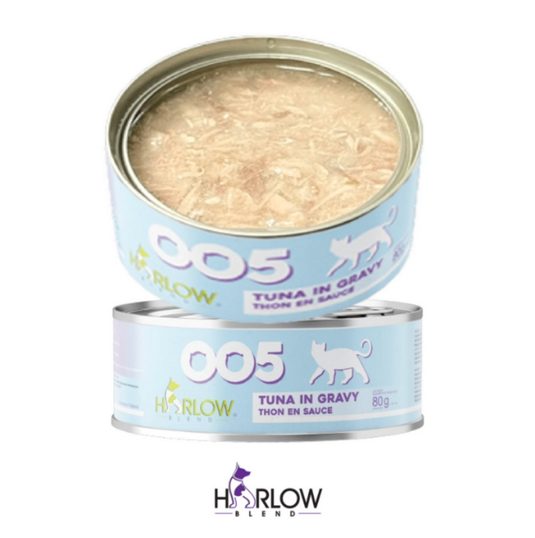 【Harlow Blend】Cat Can - 005 Tuna in Gravy 80g