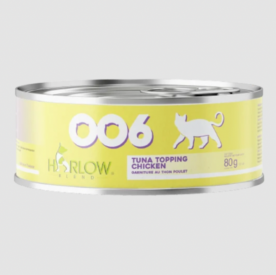 【Harlow Blend】Cat Can - 006 Tuna Topping with Chicken 80g