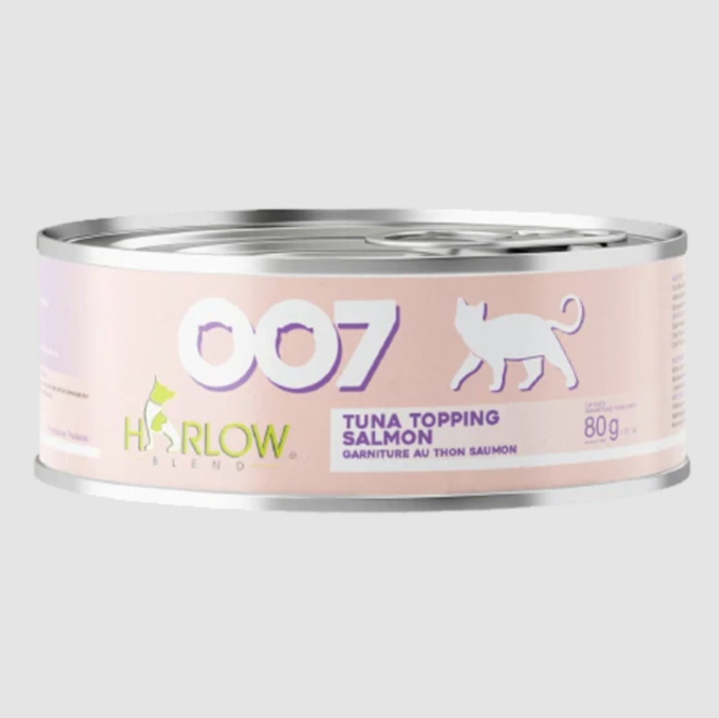 【Harlow Blend】Cat Can - 007 Tuna Topping with Salmon  80g