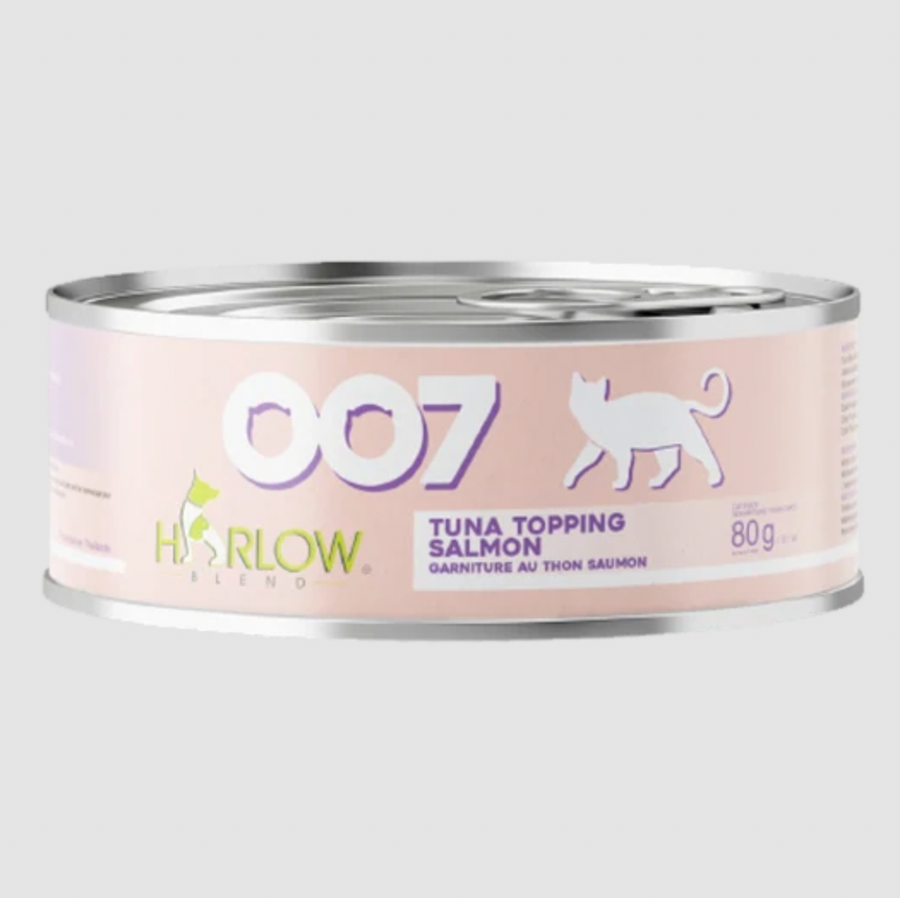 【Harlow Blend】Cat Can - 007 Tuna Topping with Salmon  80g