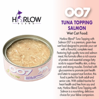 【Harlow Blend】Cat Can - 007 Tuna Topping with Salmon  80g