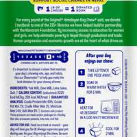 【Himalayan Pet Supply】Dog Chew Treats - Yaky Original Cheese Chew Bar Medium 2.3oz (For Dogs 35lbs & Under)