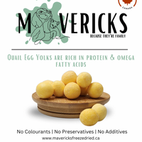【Mavericks】Freeze Dried Quail Egg Yolks for Dogs & Cats 65g
