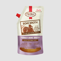 【Primal】Frozen Bone Broth - Turkey Recipe for Dogs & Cats 20 oz