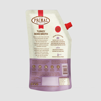 【Primal】Frozen Bone Broth - Turkey Recipe for Dogs & Cats 20 oz
