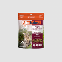 【K9 / Feline Natural】Freeze-Dried Cat Food - Lamb & Venison Feast 100g